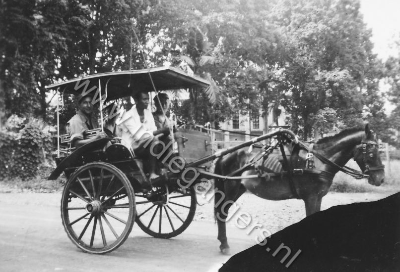 91 In een bedja in Buitenzorg 26 2 1947