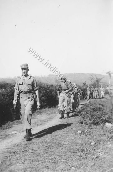 157 op patrouille door de omgeving Tjipajoeng