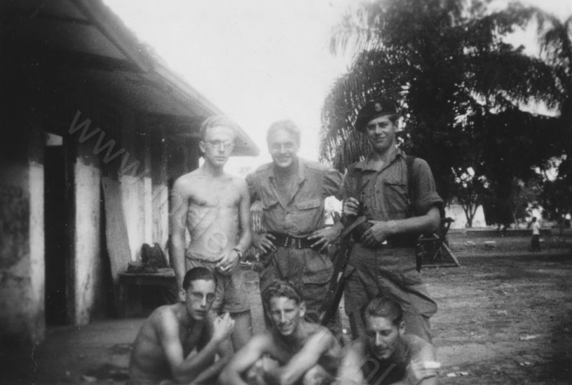 278b een gedeelte van de actie Post Jetty   Palembang