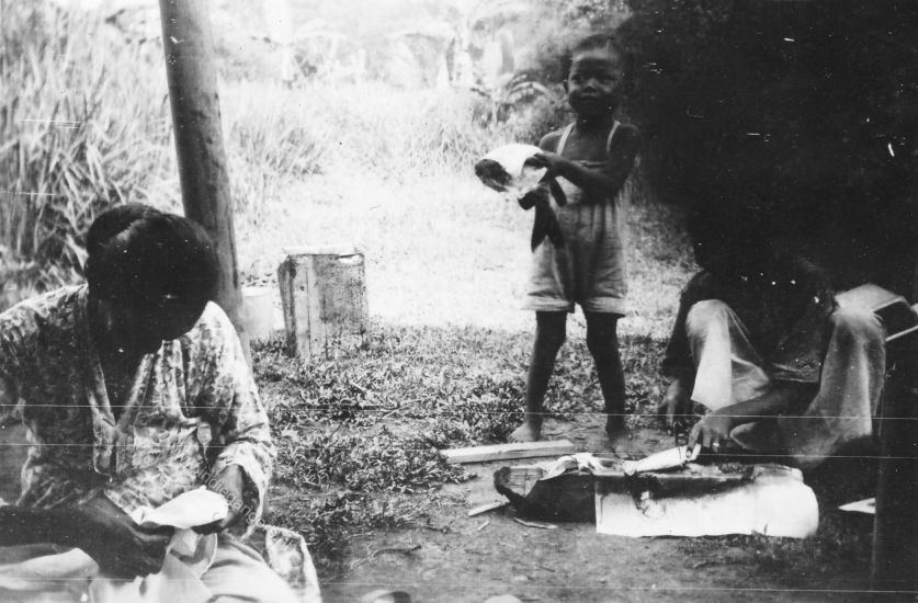 13 Puk en Saaltje maken de vis schoon