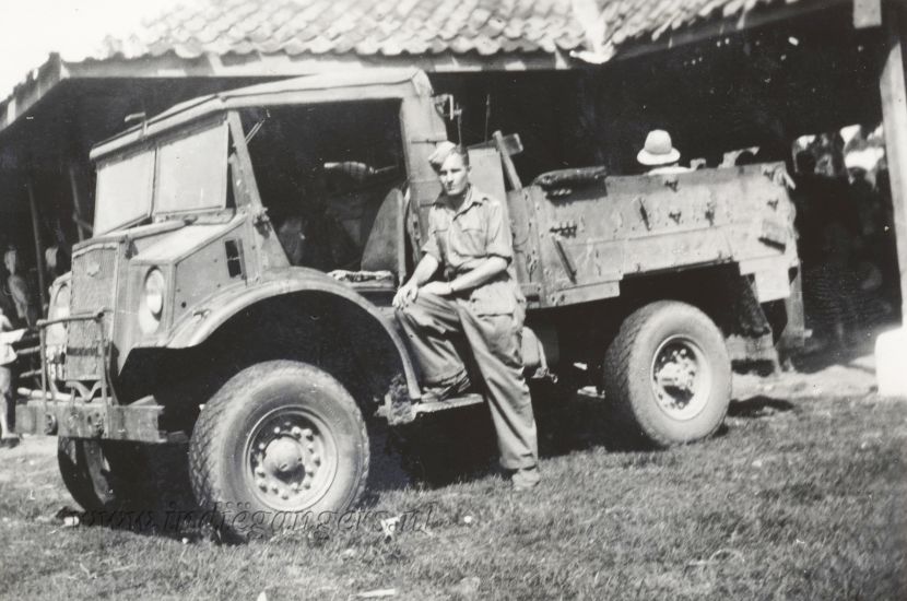 169 met de truck op de foto