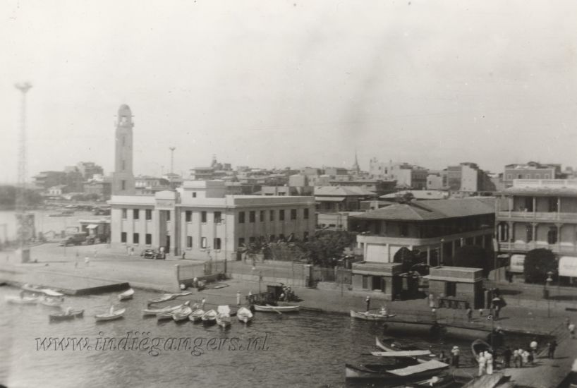 014 Port Said het witte huis is een postkantoor