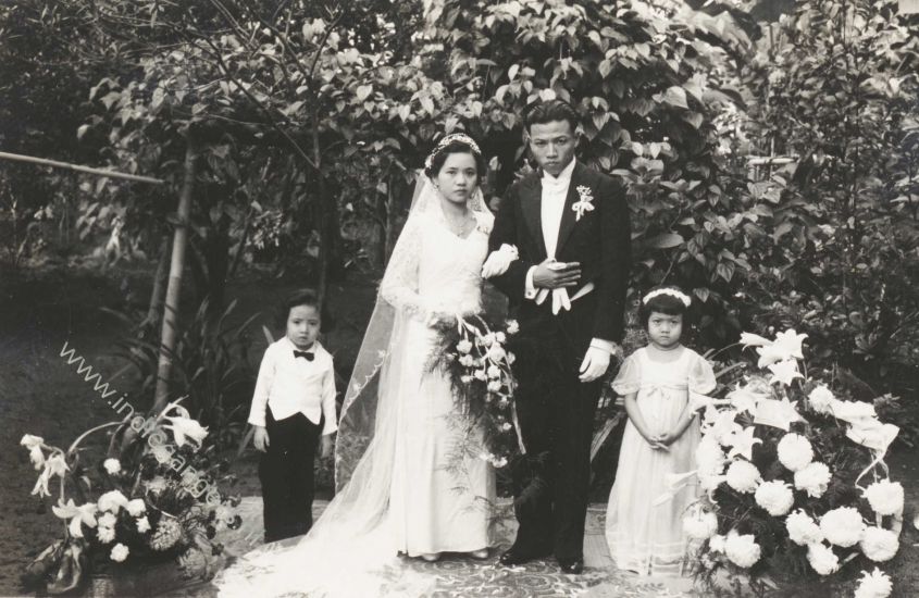 186 Chinees huwelijk kleermakerij Benny Buitenzorg 1942