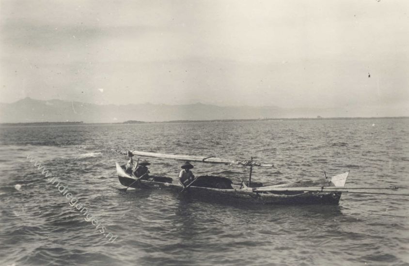 598 Javaansch vissersvaartuig op de Javazee mei 1948