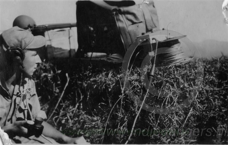 j2 waarnemingspost in Lingadjatie tijdens souvereiniteits overdracht