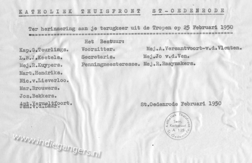 pag1 document herinnering van het katholieke thuisfront